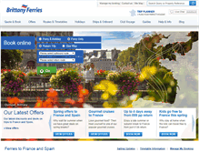 Tablet Screenshot of brittany-ferries.co.uk